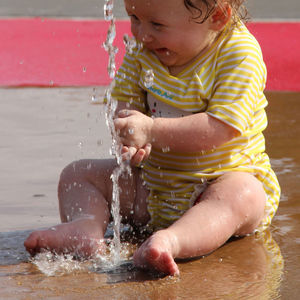 Wasserspielgerät für Spielplätze