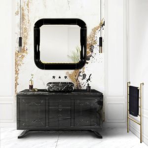 wandmontierter Spiegel / Wohnzimmer / Schlafzimmer / modern