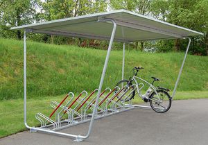Stahl-Fahrradunterstand