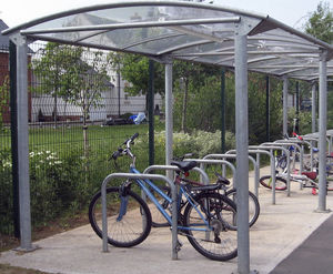 Stahl-Fahrradüberdachung / modular