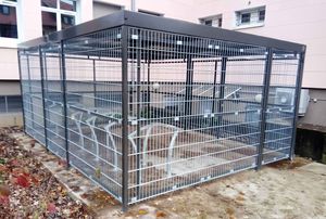 gesicherter Fahrradunterstand 1