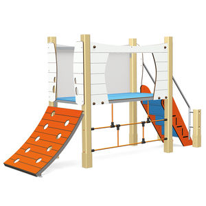 Spielplatzgerät für Spielplätze / für öffentliche Räume / Holz / Aluminium