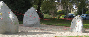 Kletterfelsen für Spielplätze