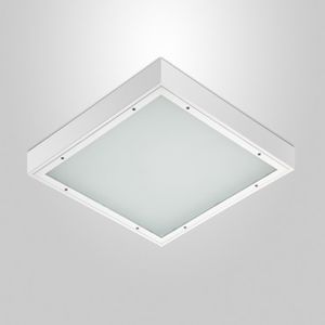 Leuchte für Aufbau / LED / quadratisch / Stahlblech