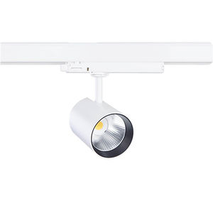 LED-Schienenleuchte / rund / Aluminiumguss / Objektmöbel