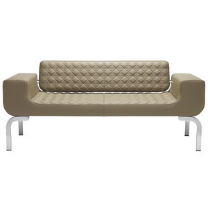modernes Sofa / Leder / Stoff / Objektmöbel