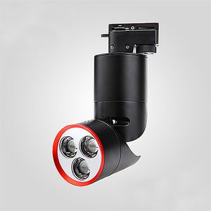 LED-Schienenleuchte / rund / anodisiertes Aluminium / für Hotels
