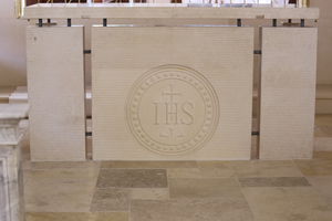 Altar aus Jerusalemer Stein 1