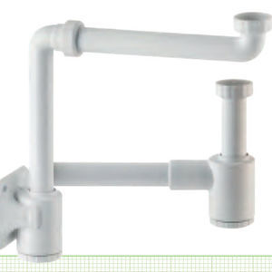 Syphon für Waschbecken / Kunststoff 1