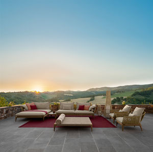 Modulsofa / modern / Garten / Stoff
