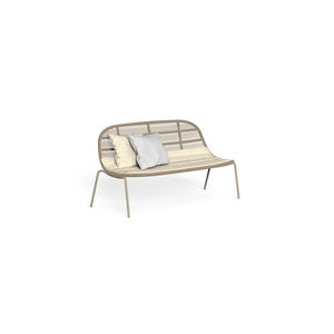 modernes Sofa / Garten / Stoff / Aluminium