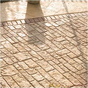 Boden / bedruckter Beton