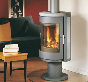 Holz-Kaminofen - A1 MARS YELLOW - Color Emajl Doo - modern / aus Sandstein