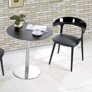 Edelstahl-Fußgestell / modern / für Stehtisch / für Couchtisch