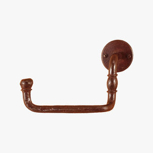wandmontierter WC-Rollenhalter / Eisen / für Privatgebrauch