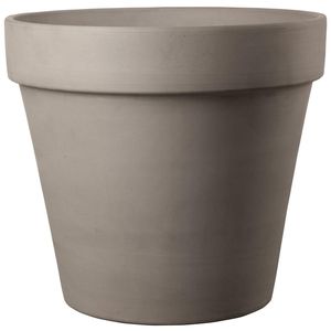 Terrakottapflanzgefäß / rund / konisch