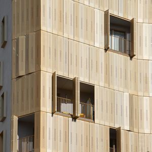 Scharnier für Faltschiebeläden