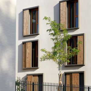 Scharnier für Schiebe-Fensterladen
