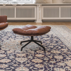 Moderner Sessel - CAAL - KFF - Leder / Stahl / Kufen