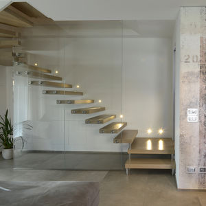viertelgewendelte Treppe
