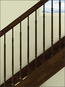 Holzgeländer