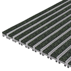 Eingangsmatte für öffentliche Einrichtungen / Aluminium / Polyamid / Schmutzfang