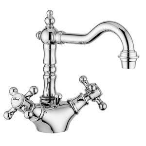 Zweigriffmischer für Waschtisch