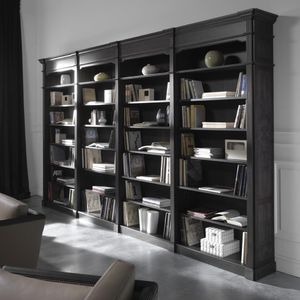 klassische Bibliothek / für Büro / Holz / Glas