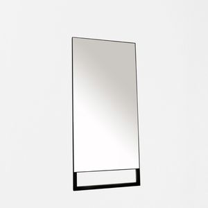 Standspiegel / modern / rechteckig / lackiertes Holz