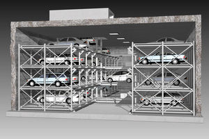 Parksystem mit Plattform 1