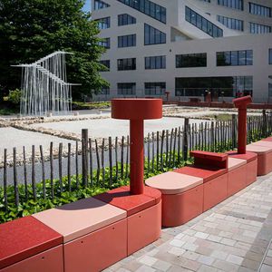 moderne Bank für den öffentlichen Raum 1