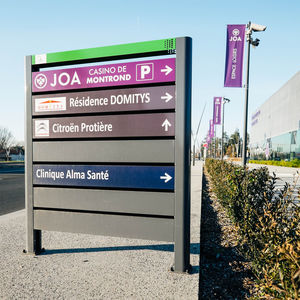 Schild / galvanisiertem Stahl 1