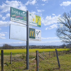 Stahlschild 1