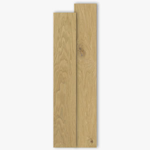 Massivparkett / verklebt / aus Eiche / naturölbehandelt