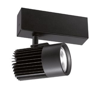 LED-Schienenleuchte / rund / Aluminium / Objektmöbel