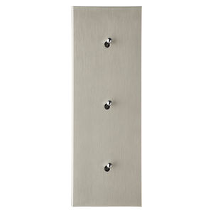 Kippschalter / Einbau / 3-Fach / Messing