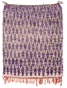 traditioneller Teppich / Geometrische Motive / Wolle / Baumwolle