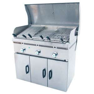 Gas-Grill / Tisch / Profi / Edelstahl