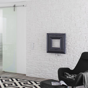 Heißwasser-Heizkörper / Stahl / originelles Design / für Badezimmer