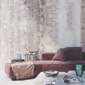 moderne Tapete / Motiv / gold / silber