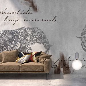 moderne Tapete / Metall / mit Naturmotiv / Tiermuster