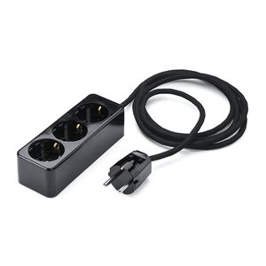 3-Fach-Steckdose / für Böden / aus Duroplast / modern