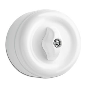 Drehschalter / aus Duroplast / klassisch / weiß