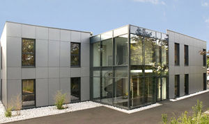 Fertigbau-Gebäude / Holz / für Büro / Öko