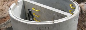 Beton-Abwasserschacht 1