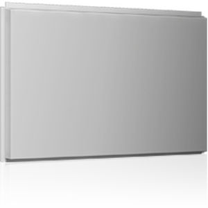 Platten-Fassadenverkleidung / Aluminium / geriffelt / für hinterlüftete Fassade