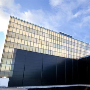 Platten-Fassadenverkleidung / Aluminium / poliert / für hinterlüftete Fassade