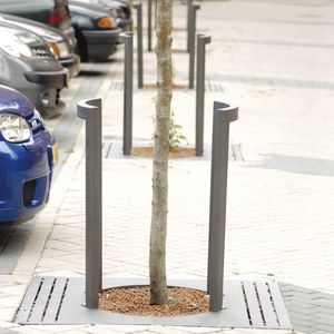 Baumschutz / galvanisiertem Stahl