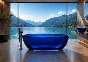 Badewanne mit Licht 1