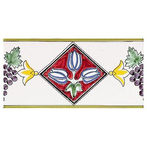 Keramik-Bordüre
